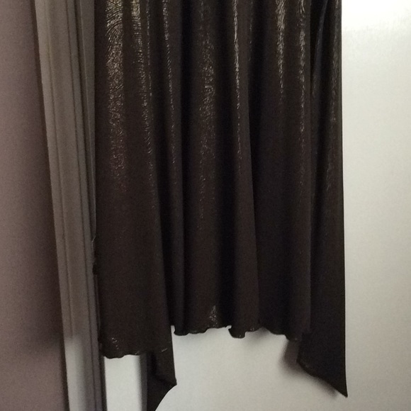 Shimmering Brown Dress with gold strands - Picture 3 of 7